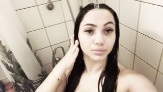 Moroccanbaddiex14 NAAKT in Douche: Geile Marokkaanse Babe