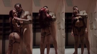 Shaniqua X Quentin: Lul Show met Naakte Vrouw die Aait