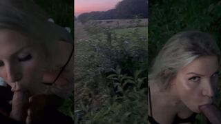Musclebarbie: Naakte Lippen Zuigen zijn Lul Buiten