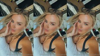 Corinna Kopf: Zuchtend en trillend terwijl ze haar kont beweegt
