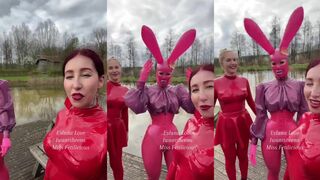 Iwantsheena: Glanzende lijven op de steiger bij het water