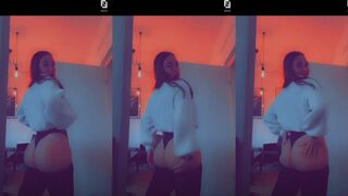 Anna Bron: Twerkt brutaal tot haar kont rood gloeit
