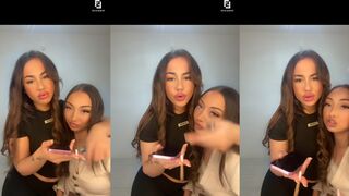 Zina Parel: Showt haar lippen & de telefoon in haar hand