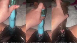 Megan Deseaver: Onschuldig gezicht & keihard neukt met dildo
