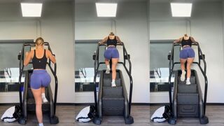 Marley Mystique: Haar billen trillen bij elke trap op de machine