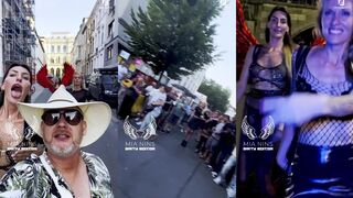 MissMiaNins: Rode latex engel die de straat in brand zet