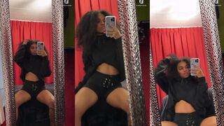 FreakyMariah: Brutaal showt haar lichaam & laat de spiegel trillen